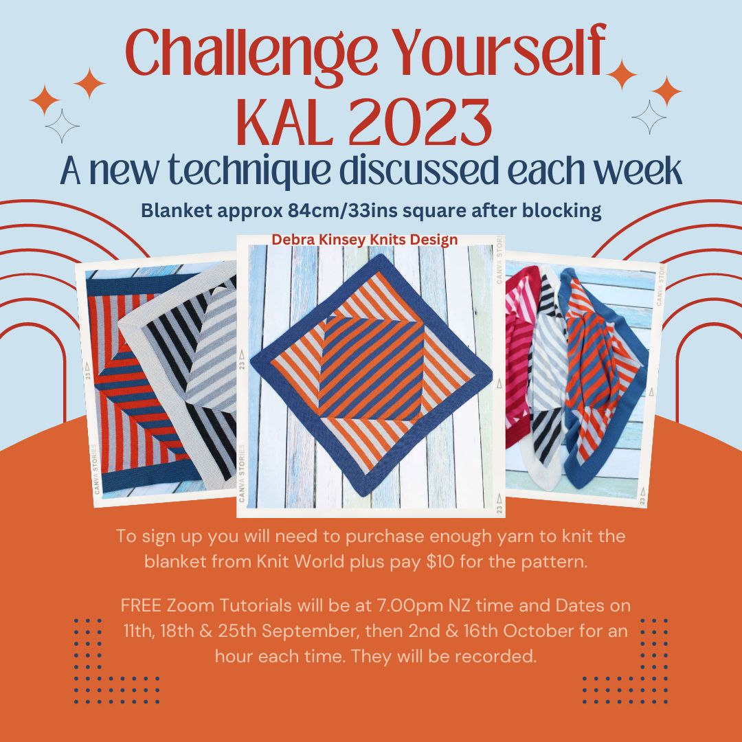 Knit Worlds Challenge Yourself KAL 2023