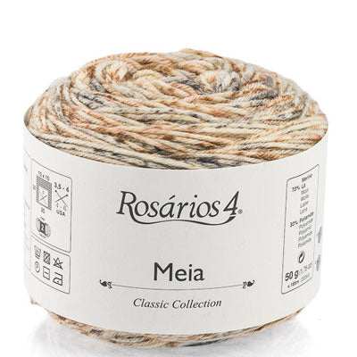 Rosarios 4 Meia Print 4ply