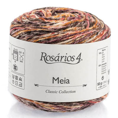 Rosarios 4 Meia Print 4ply