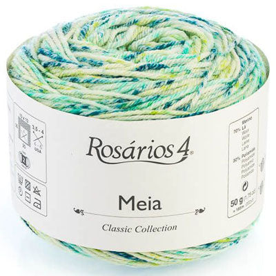 Rosarios 4 Meia Print 4ply
