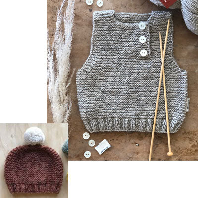 【新品未使用】Heve tinker knit vest gray 145 Tinkers Vest Knitting Pattern – 0-10 Years | Knit World NZ