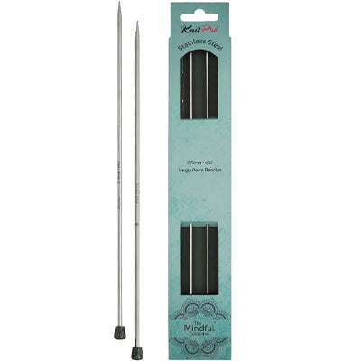 Knit Pro The Mindful Collection Single Pointed Needles 25cm