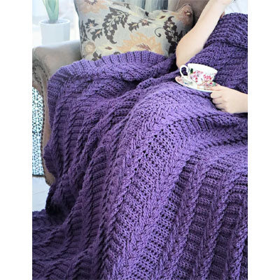212 Dutch Braid Afghan