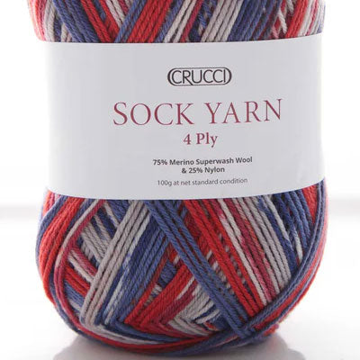 Crucci Sock Yarn 4ply