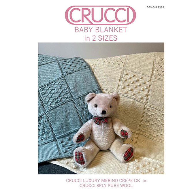 2223 Baby Blanket in 2 Sizes Digital Download