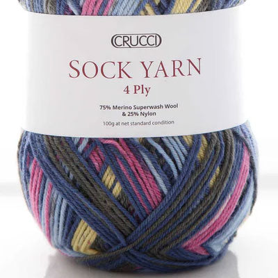 Crucci Sock Yarn 4ply