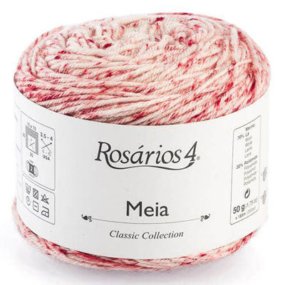 Rosarios 4 Meia Print 4ply