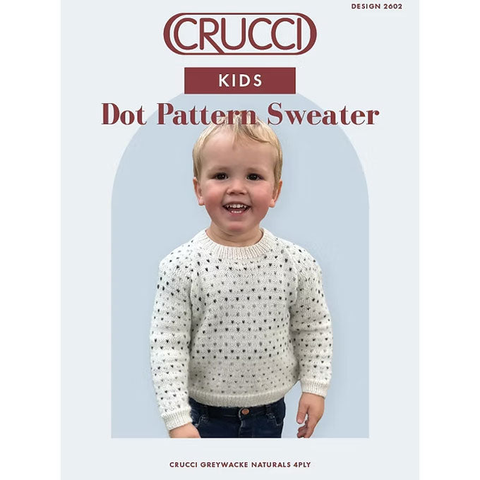 2602 Kids Dot Pattern Sweater