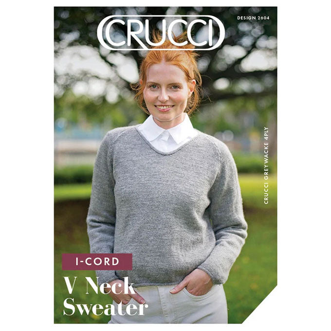 2604 I-Cord V Neck Sweater