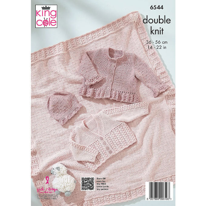 6544 Cardigans, Blanket & Hat