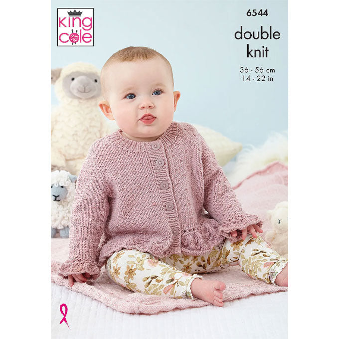 6544 Cardigans, Blanket & Hat