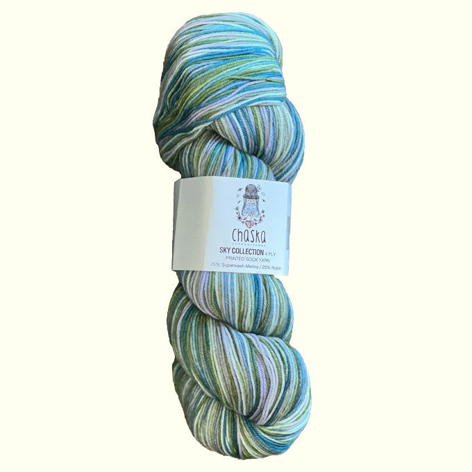 Chaska Sky Collection 4ply Printed Sock Yarn