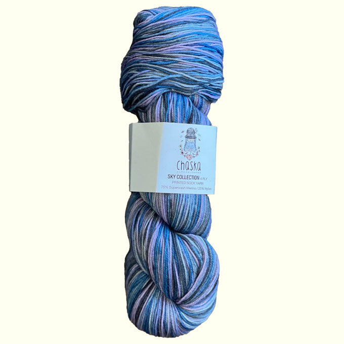 Chaska Sky Collection 4ply Printed Sock Yarn