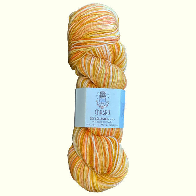 Chaska Sky Collection 4ply Printed Sock Yarn