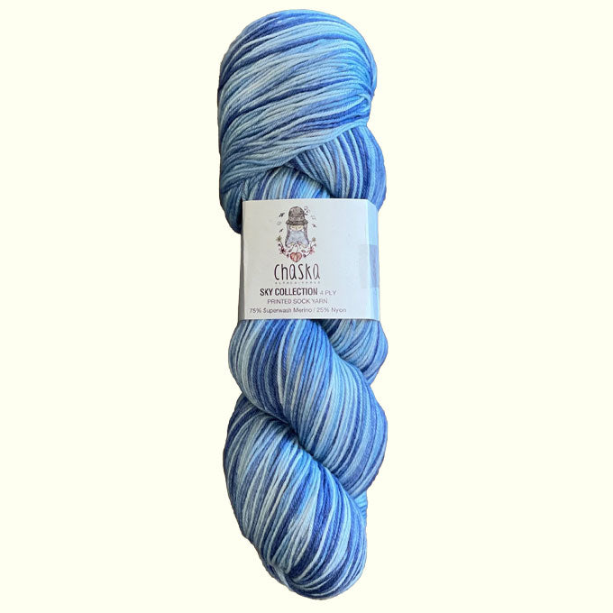 Chaska Sky Collection 4ply Printed Sock Yarn