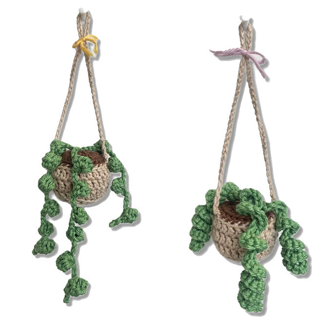 crochet air plant hanger John Q Air Freshener Crochet Plant Hanger Pattern