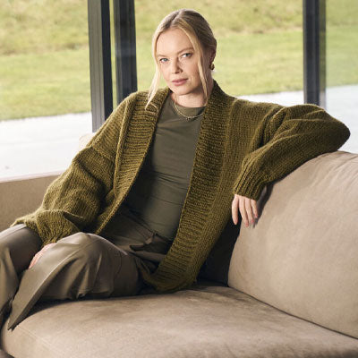 Mode at Rowan Alby Cardigan by Quail Studio