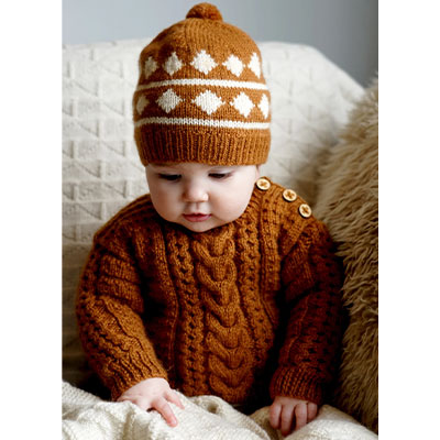 BC119 Morgan Sweater and Hat 8ply