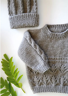 BC123 Lottie Sweater and Hat 8ply