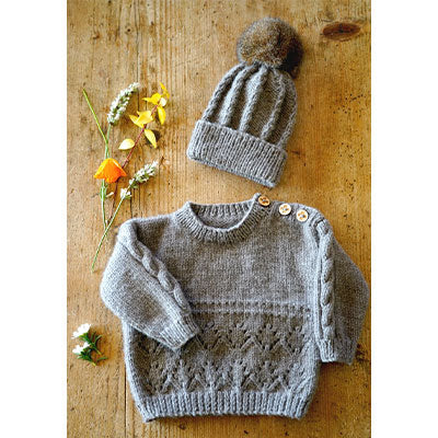 BC123 Lottie Sweater and Hat 8ply