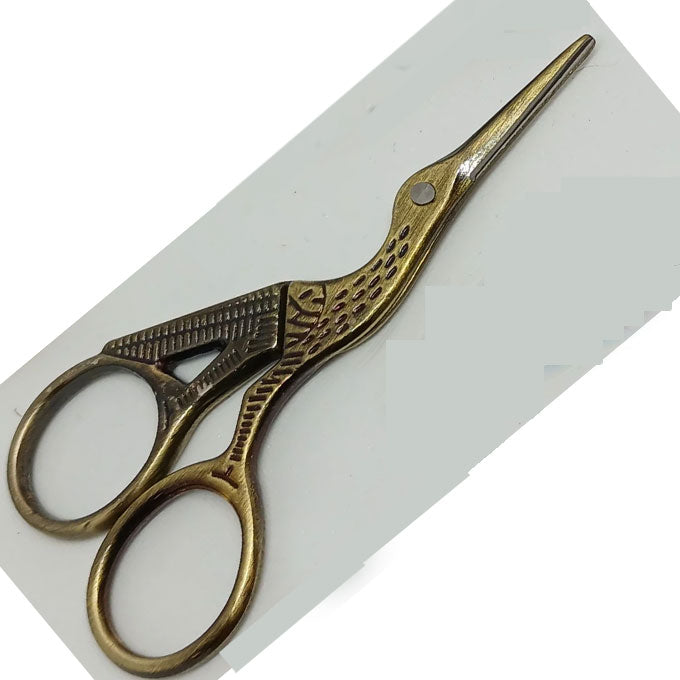 Stork Embroidery Scissors 9cm