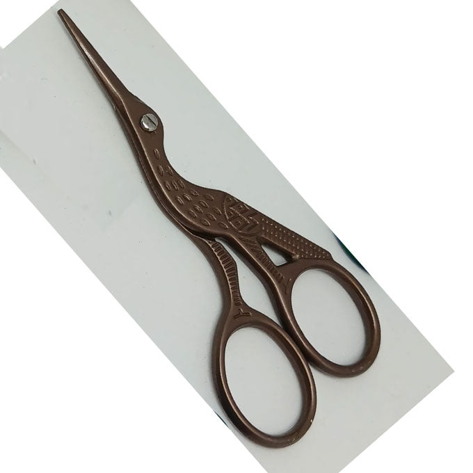 Stork Embroidery Scissors 9cm