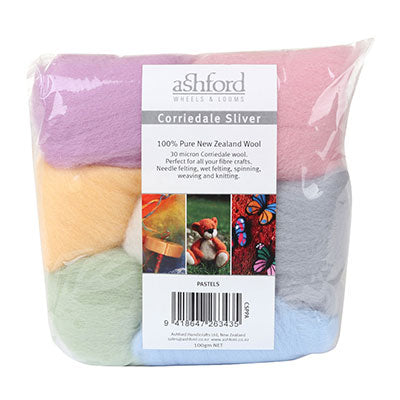 Ashford Corriedale Colour Theme Packs