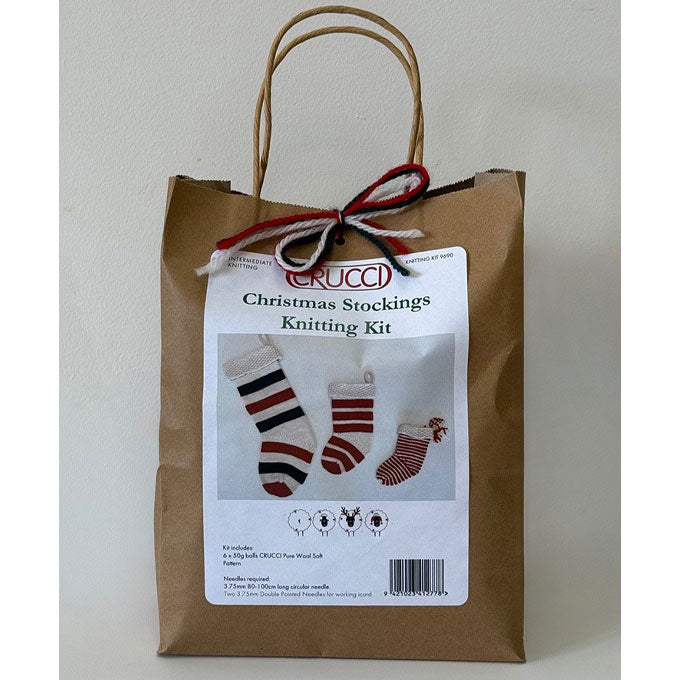 Crucci Christmas Stocking Knitting Kit