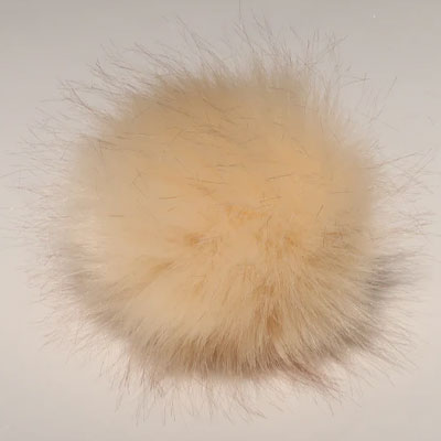 Faux Fur Pom Pom 12cm