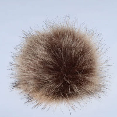 Faux Fur Pom Pom 12cm