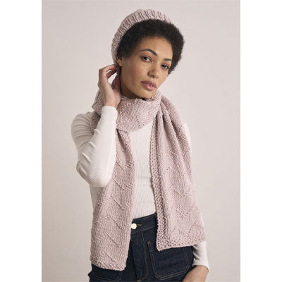 Mode at Rowan Holkham Hat & Scarf by Quail Studio