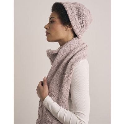 Mode at Rowan Holkham Hat & Scarf by Quail Studio