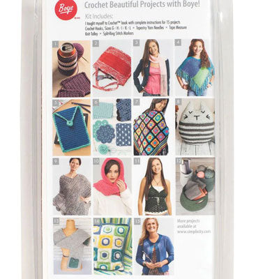 Boye I taught myself to crochet - 15 projects