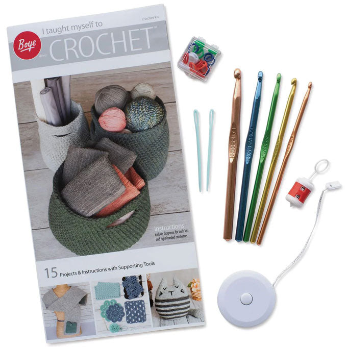Boye I taught myself to crochet - 15 projects