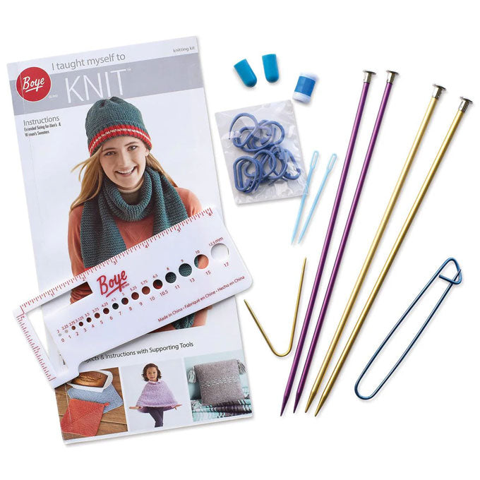 Boye I taught myself to knit - 18 projects