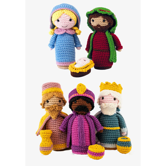 Happy Cotton/Chenille Book 16 Amigurumi - Nativity