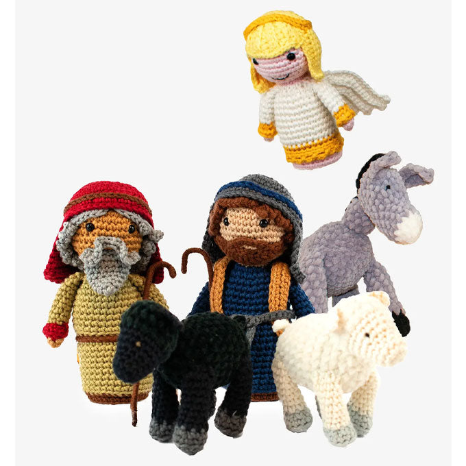 Happy Cotton/Chenille Book 16 Amigurumi - Nativity