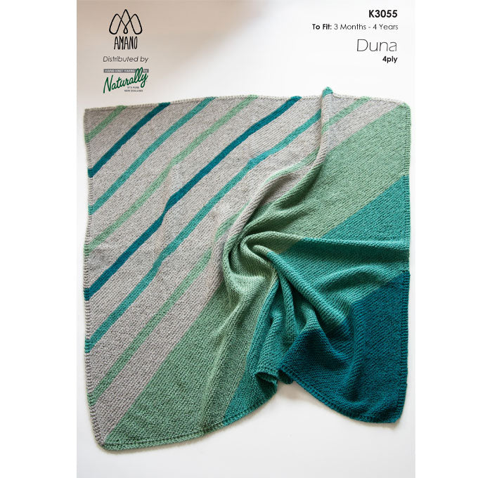 K3055 Diagonal Colour Blocked Baby Blanket
