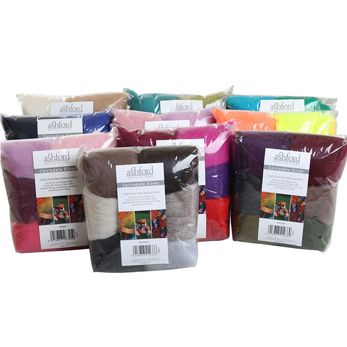 Ashford Corriedale Colour Theme Packs