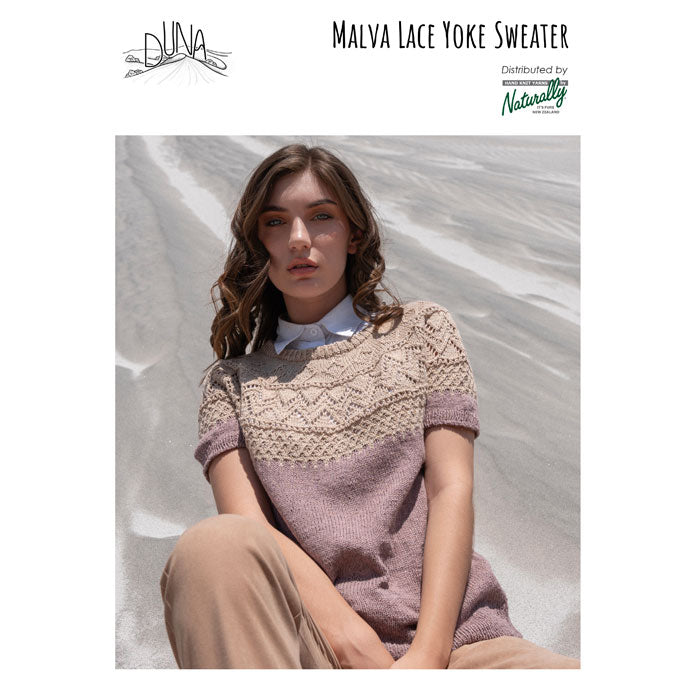 Malva Lace Yoke Sweater