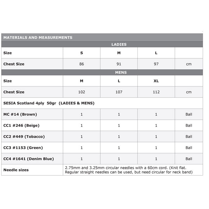 N1713 His & Hers Classic Fair Isle Crew Neck Vest