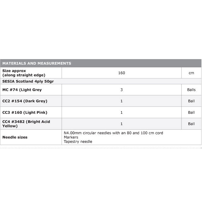 N1717 Modern Hap Shawl