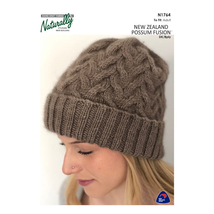 N1764 Cabled Beanie