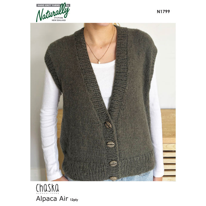N1799 Buttoned Easy Fit Waistcoat