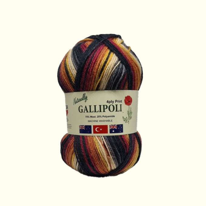 Naturally Gallipoli Prints 4ply