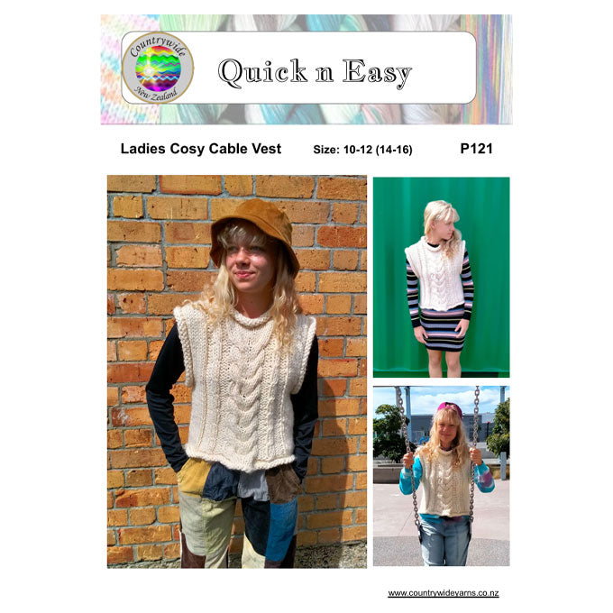 P121 Cosy Cable Vest