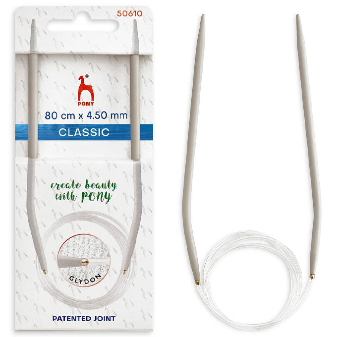 Pony Classic Circular Knitting Needles (80cm)