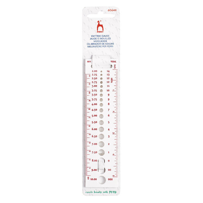 Pony Knitting Gauge