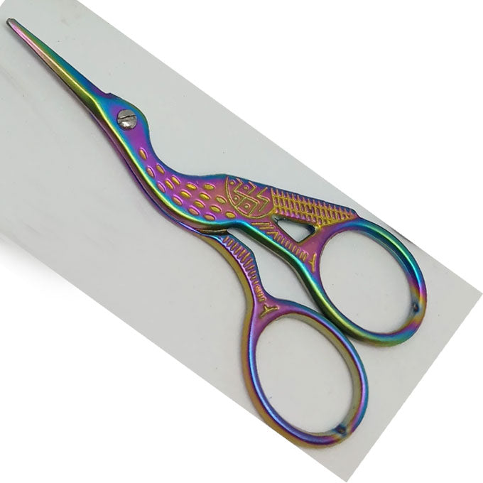 Stork Embroidery Scissors 9cm