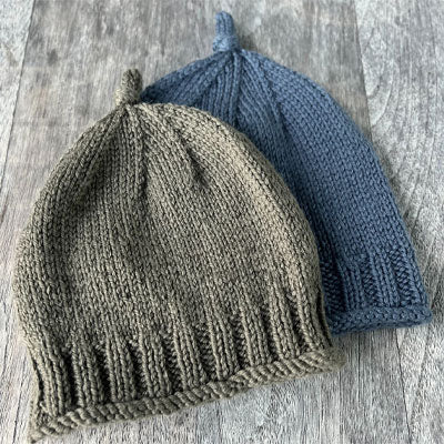 Rudy Rolled Edge Vest & Hat  8ply